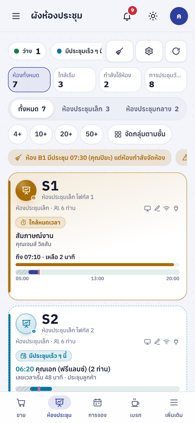 มือถือ ผังห้องประชุม